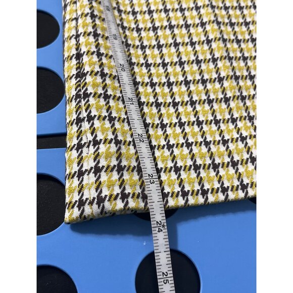 SPANX The Perfect Pant Kick Flare Houndstooth New Yellow/Black size XSmall - Picture 15 of 16